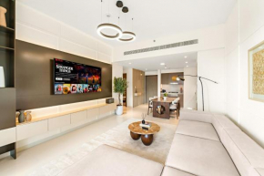 Elegant 2BR with Palm & Sea View l Direct Beach Access